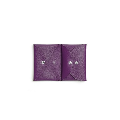 HERMES CALVI DUO COMPACT CARD HOLDER (10.5*7*1.3cm)